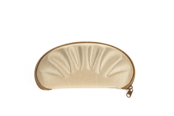 Beige zipper case